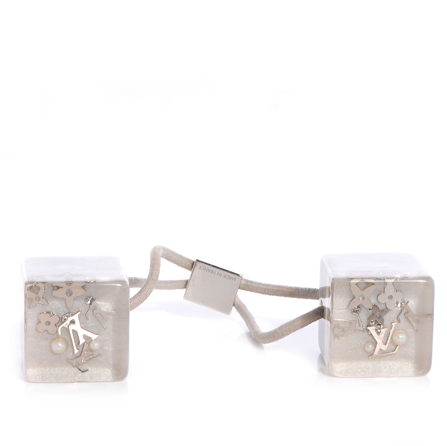 Resin Inclusion Hair Cubes Grey