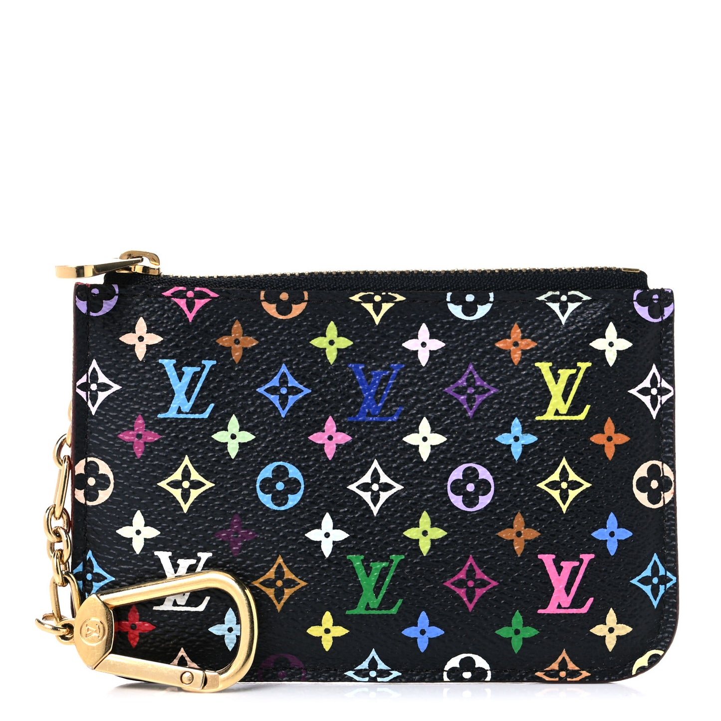 Monogram Multicolor Key Pouch Black Grenade