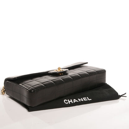 Chanel Lambskin East West Chocolate Bar Flap Black 4 of 9