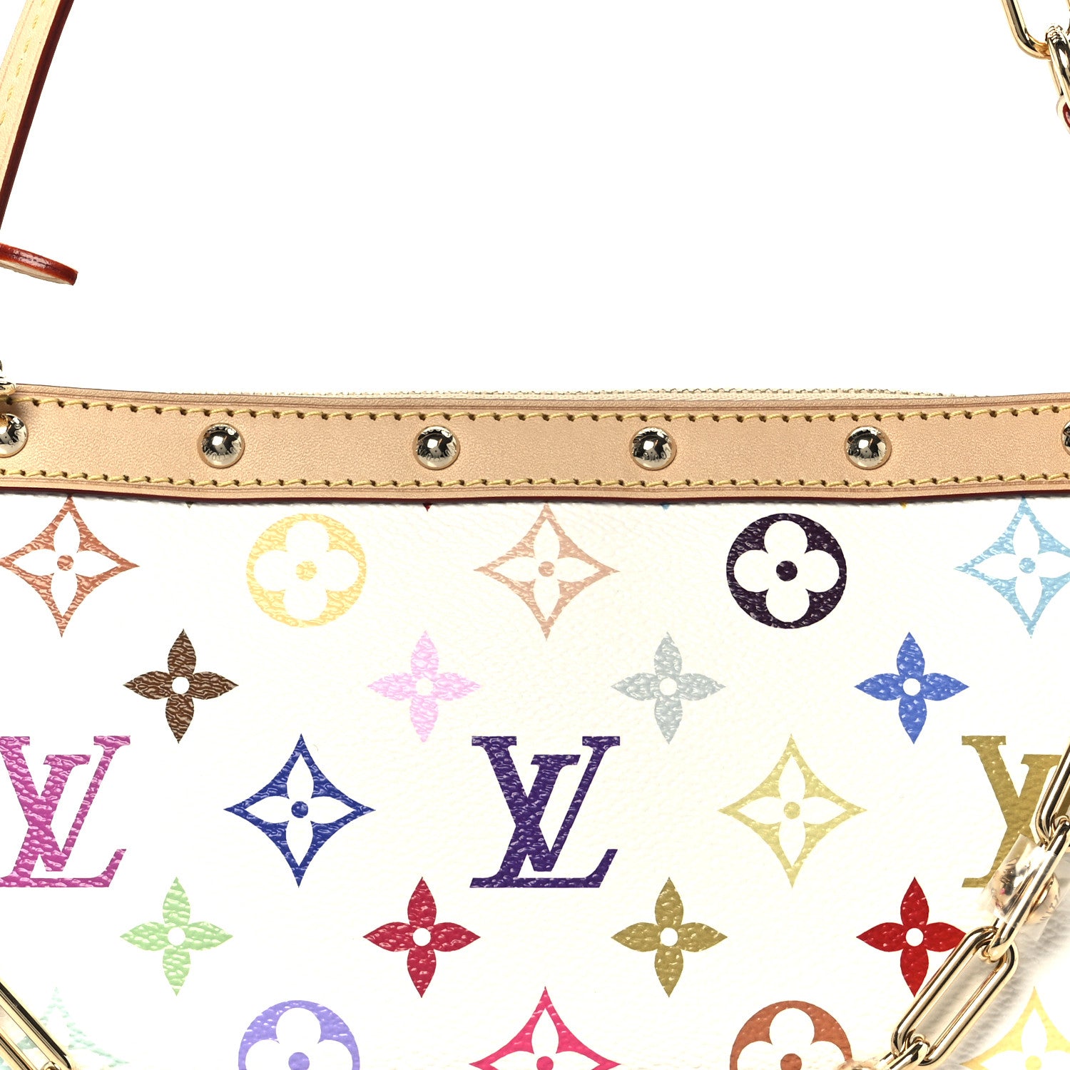 Louis Vuitton LV X TM Monogram Multicolor Pochette Accessories White 8 of 11