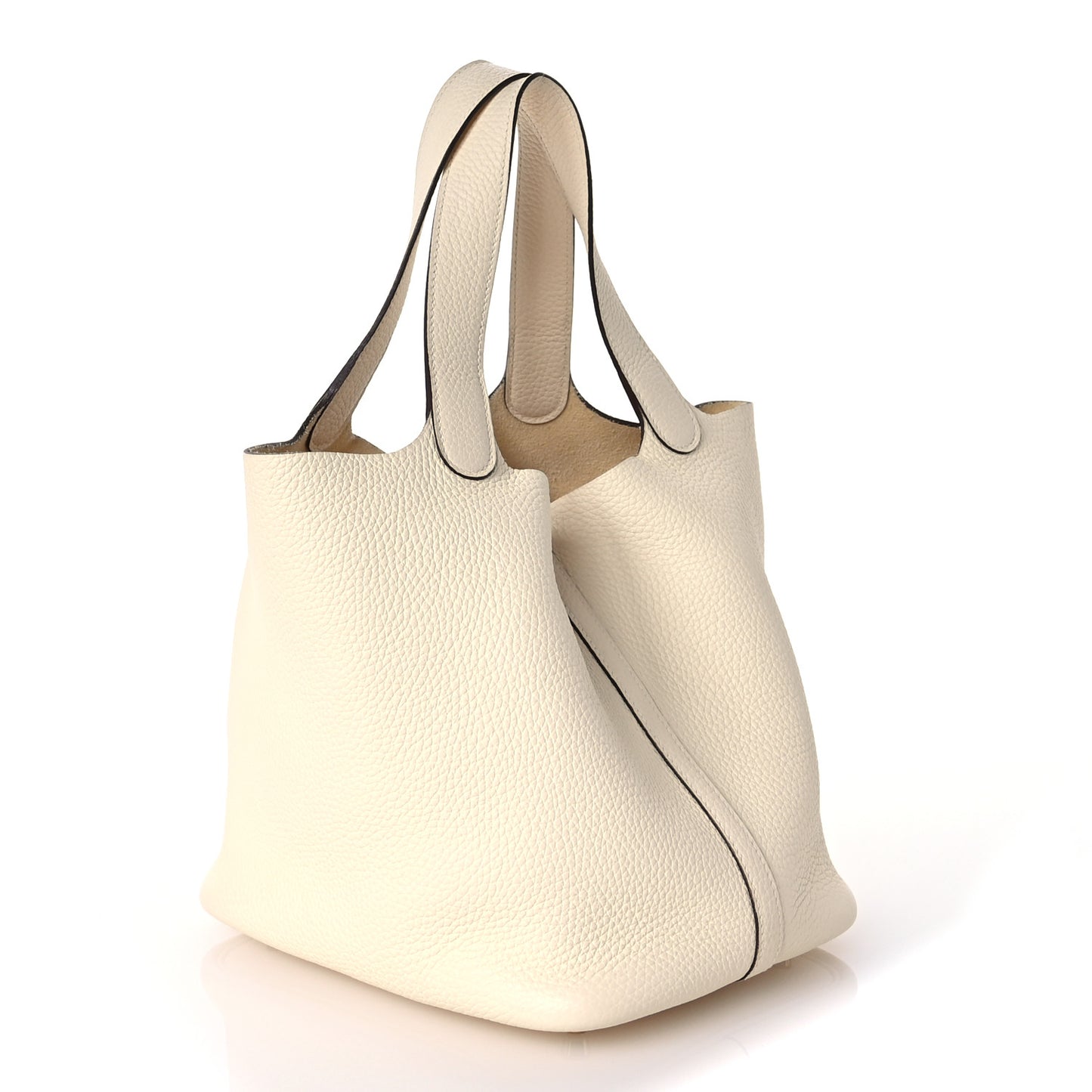 Taurillon Clemence Picotin Lock 22 MM Nata