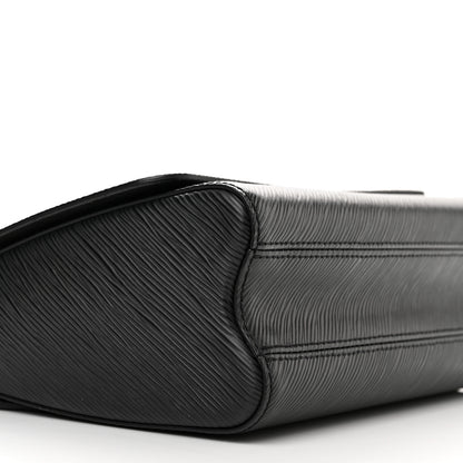 Louis Vuitton Epi Twist Shoulder Bag MM Matte Black 9 of 12