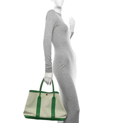 Hermes Toile Negonda Garden Party Tote 36 MM Bamboo 2 of 16