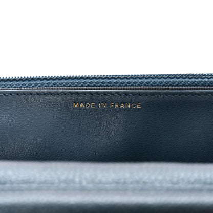 Chanel Caviar Quilted Wallet on Chain WOC Navy Blue 7 of 12