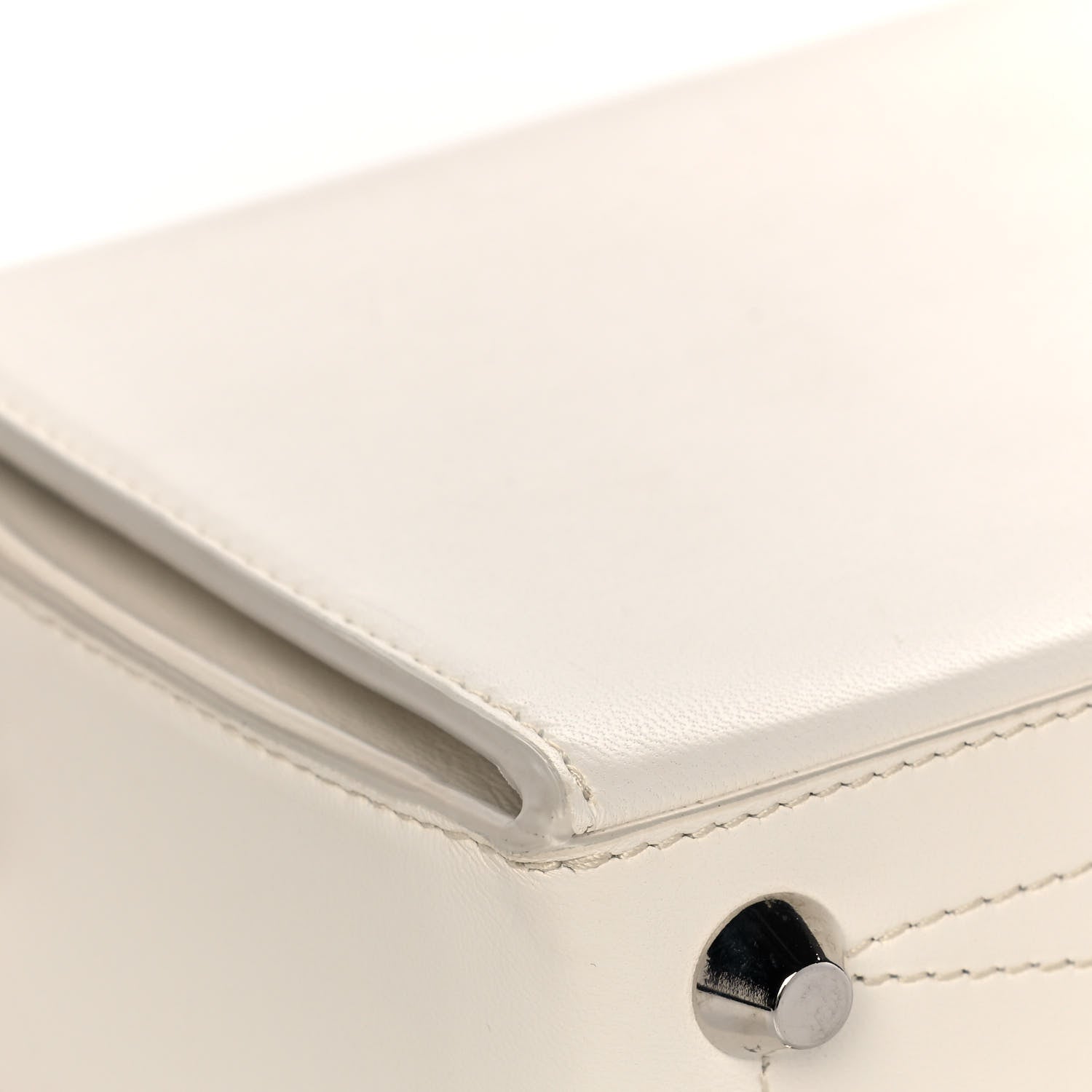 Alexander McQueen Calfskin Box Shoulder Bag 16 Cream 10 of 14