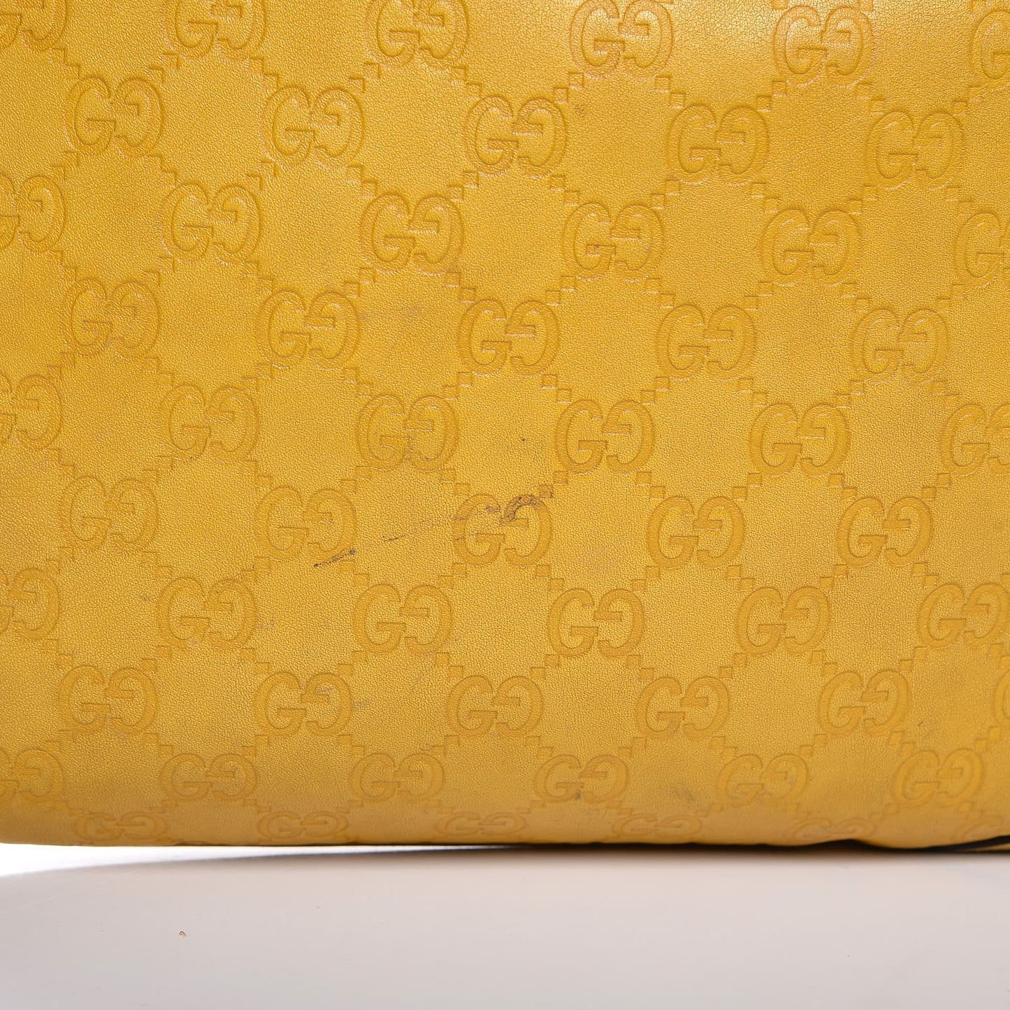 Guccissima Medium New Britt Hobo Yellow