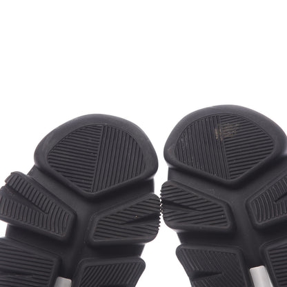 Givenchy Calfskin Neoprene Basket Basse Jaw Sneakers 38.5 Black 9 of 10
