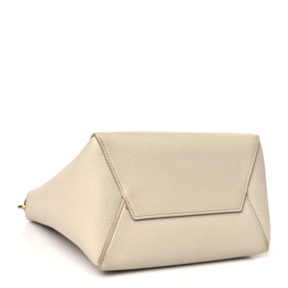 Celine Soft Grained Calfskin Small Sangle Bucket Bag Light Taupe 4 of 13
