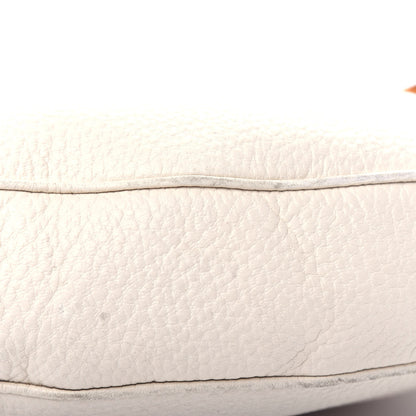 Gucci Pebbled Calfskin Bamboo Ring Hobo Ivory 11 of 11