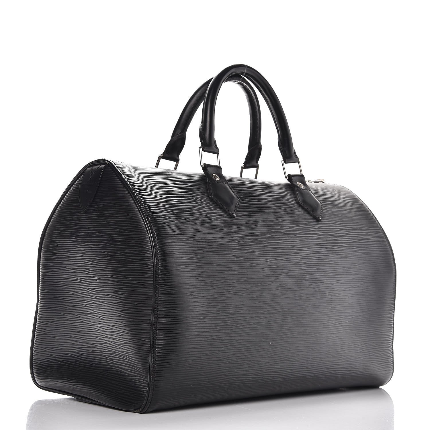 Louis Vuitton Epi Speedy 30 Black 3 of 7