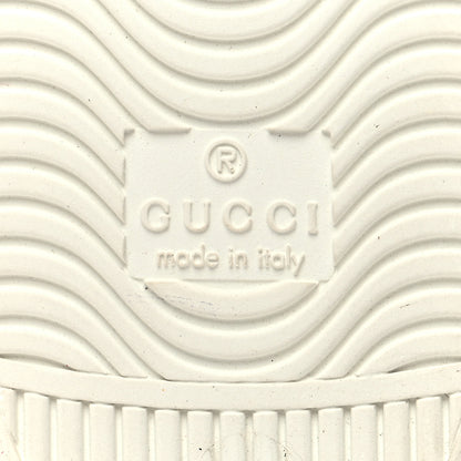 Gucci Calfskin Crocodile Web Womens Ace Sneakers 41 White Green 7 of 11