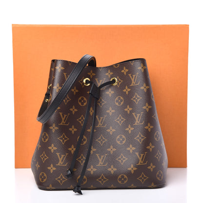 Louis Vuitton Monogram Neonoe MM Black 10 of 10