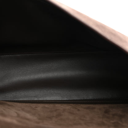 Chanel Suede Calfskin Small Souplissimo Maxi Flap Dark Brown 5 of 11