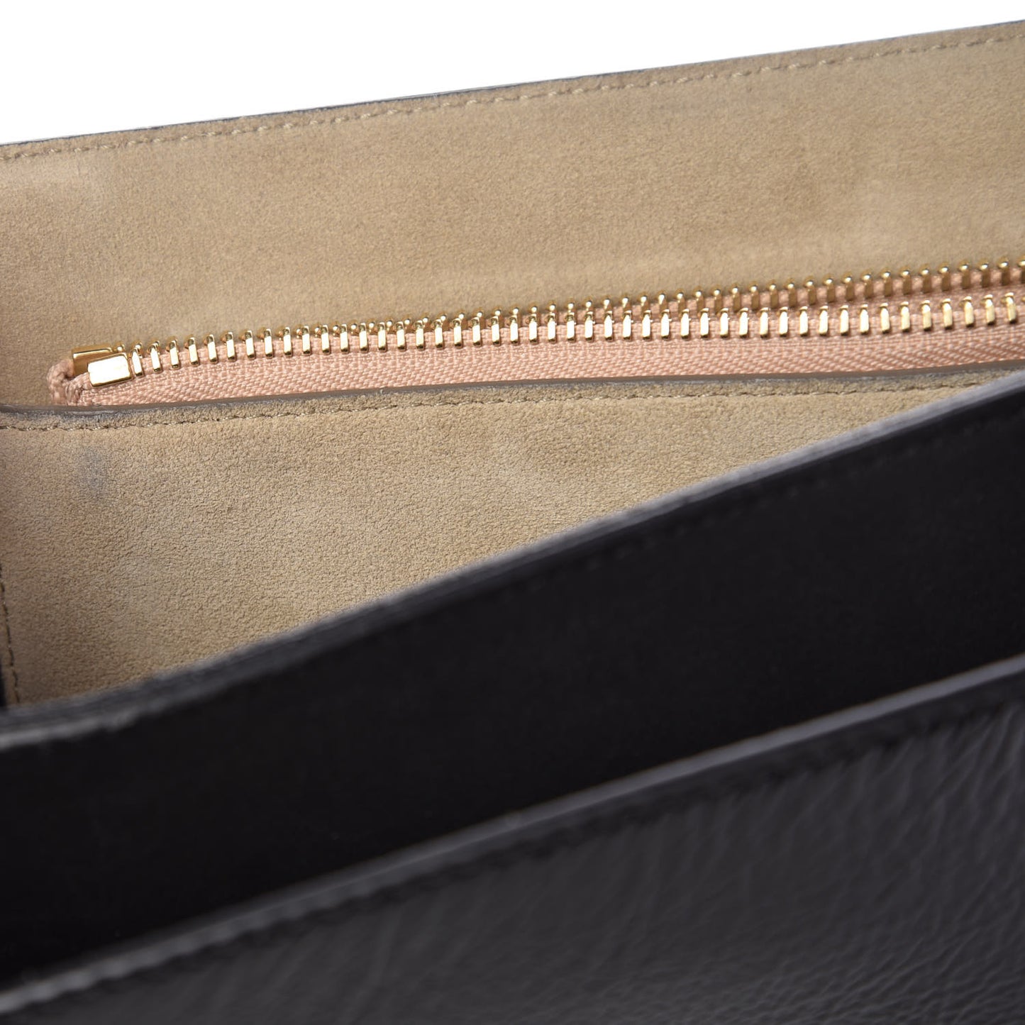 Patent Medium Faye Shoulder Bag Black