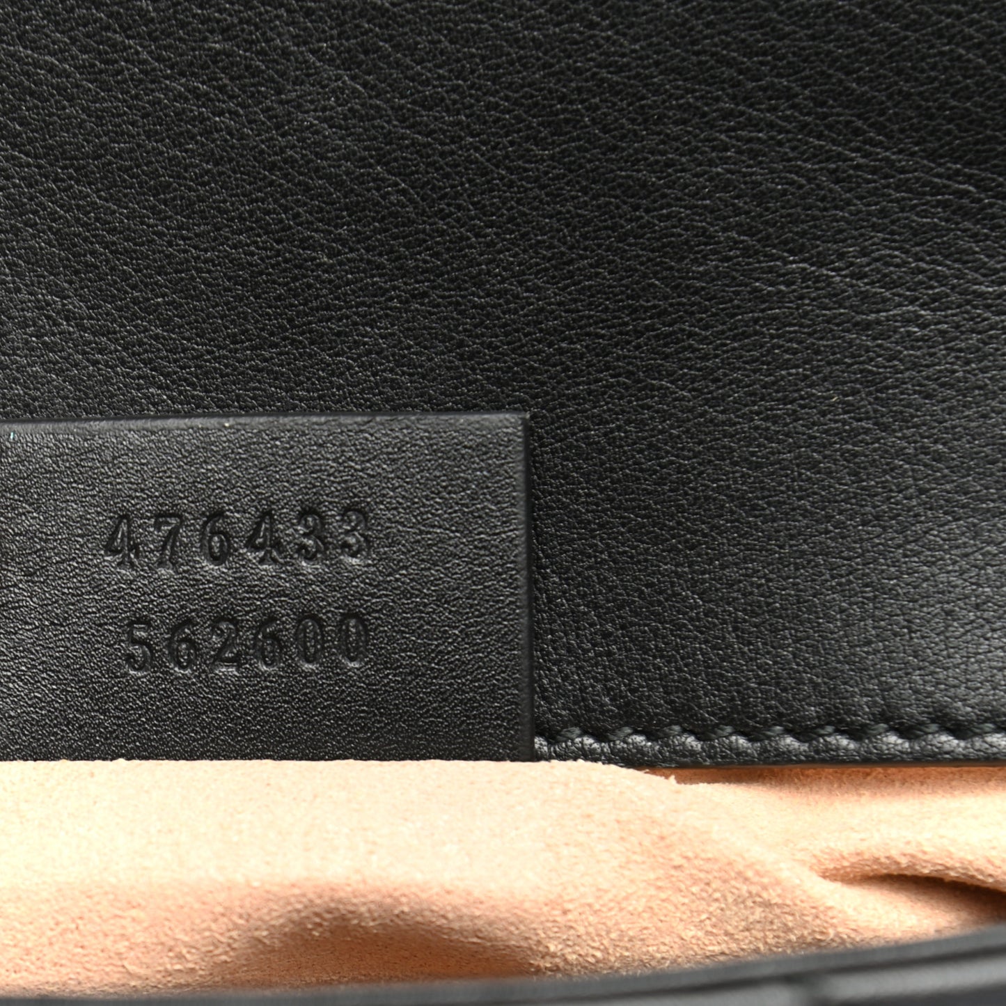 Calfskin Matelasse Super Mini GG Marmont Shoulder Bag Black