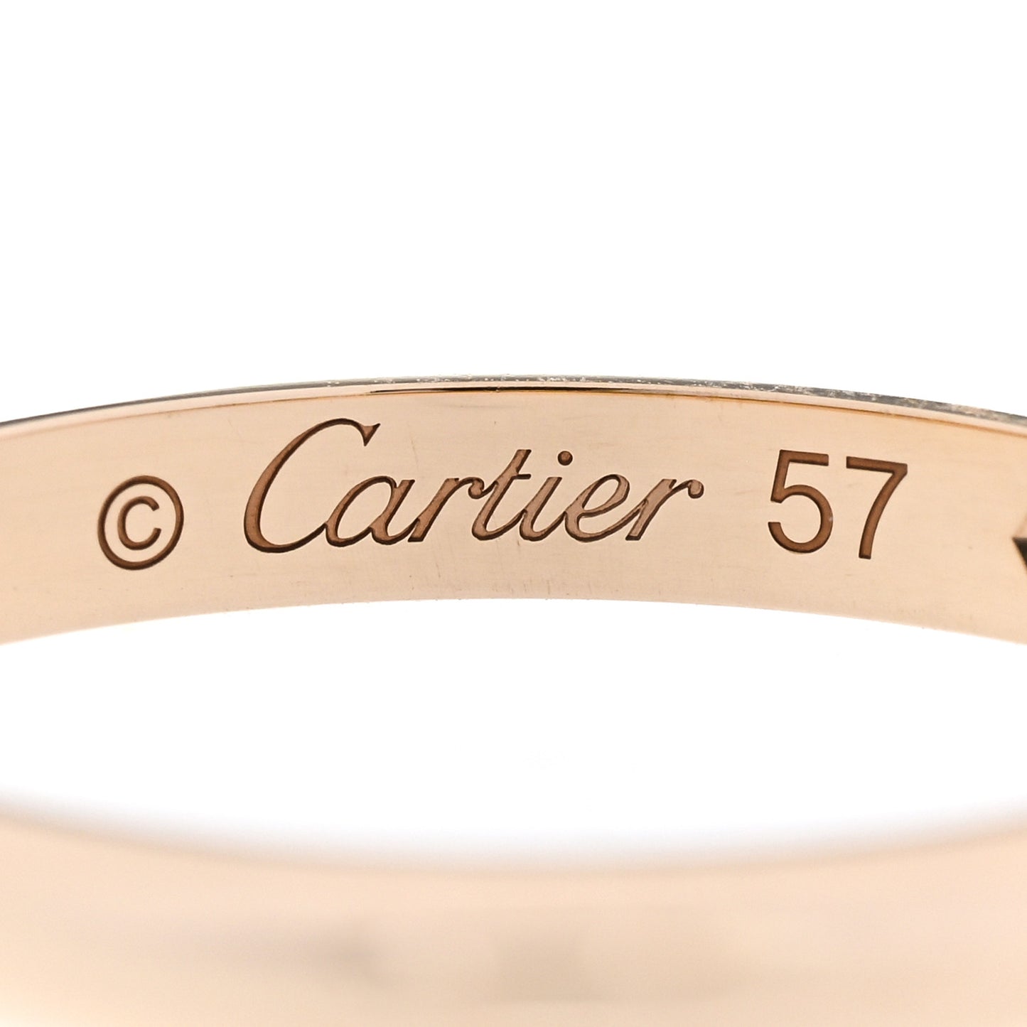 18K Yellow Gold Diamond 2.6mm 1895 Wedding Band Ring 57 8