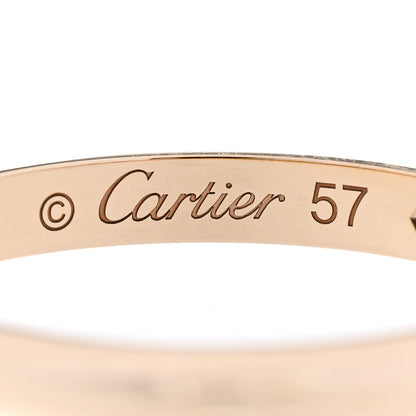 Cartier 18K Yellow Gold Diamond 2.6mm 1895 Wedding Band Ring 57 8 4 of 6