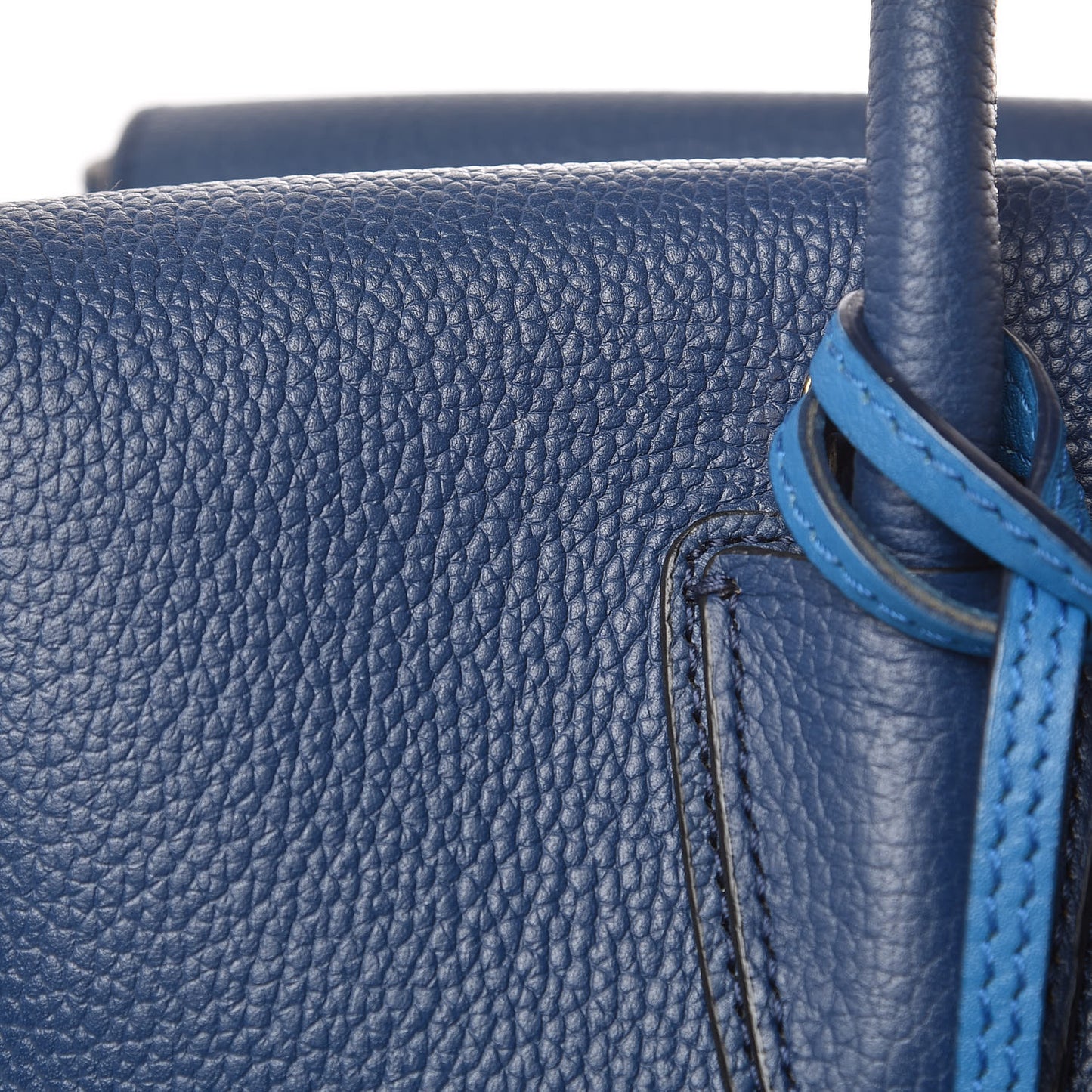 Grained Calfskin Medium Milla Tote Navy