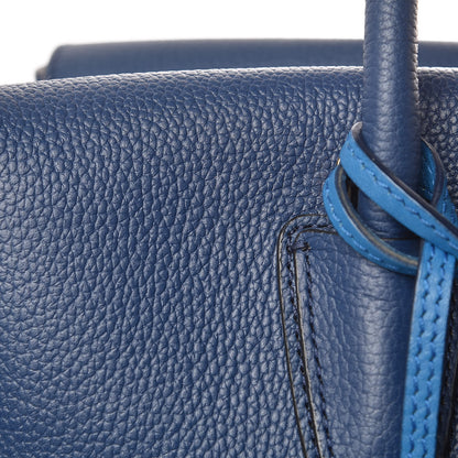 MCM Grained Calfskin Medium Milla Tote Navy 8 of 12