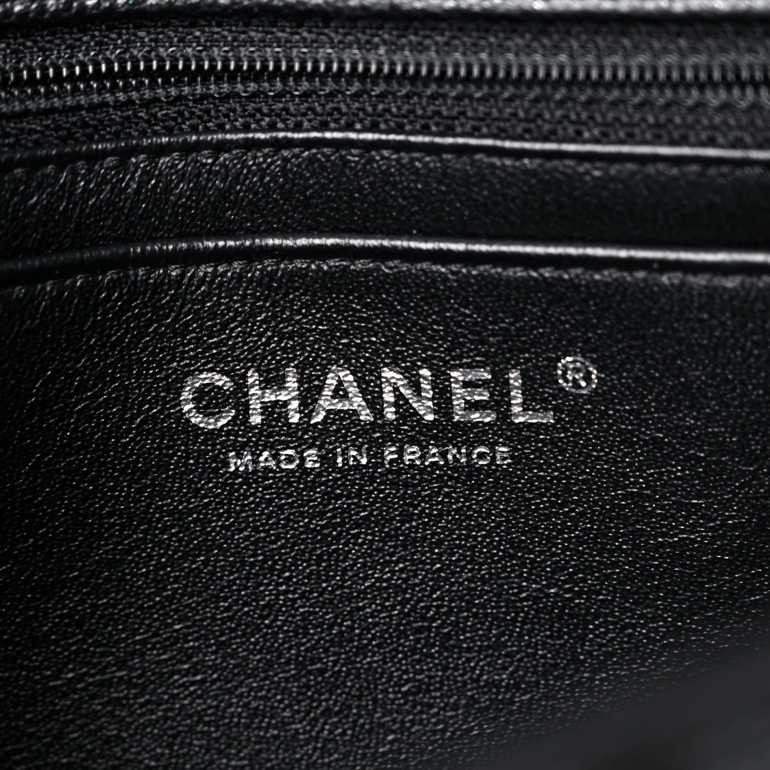 Chanel Iridescent Caviar Quilted Mini Rectangular Flap Black 6 of 10