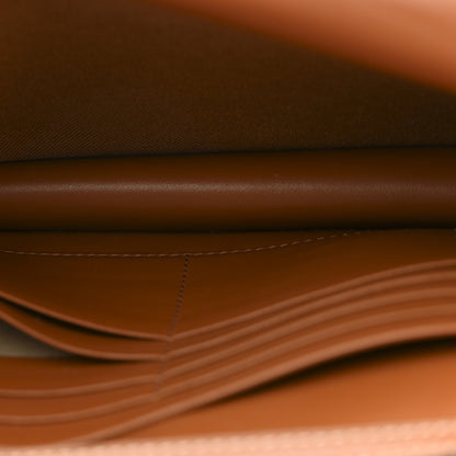 Celine Triomphe Canvas Lambskin Wallet On Strap Tan 5 of 11