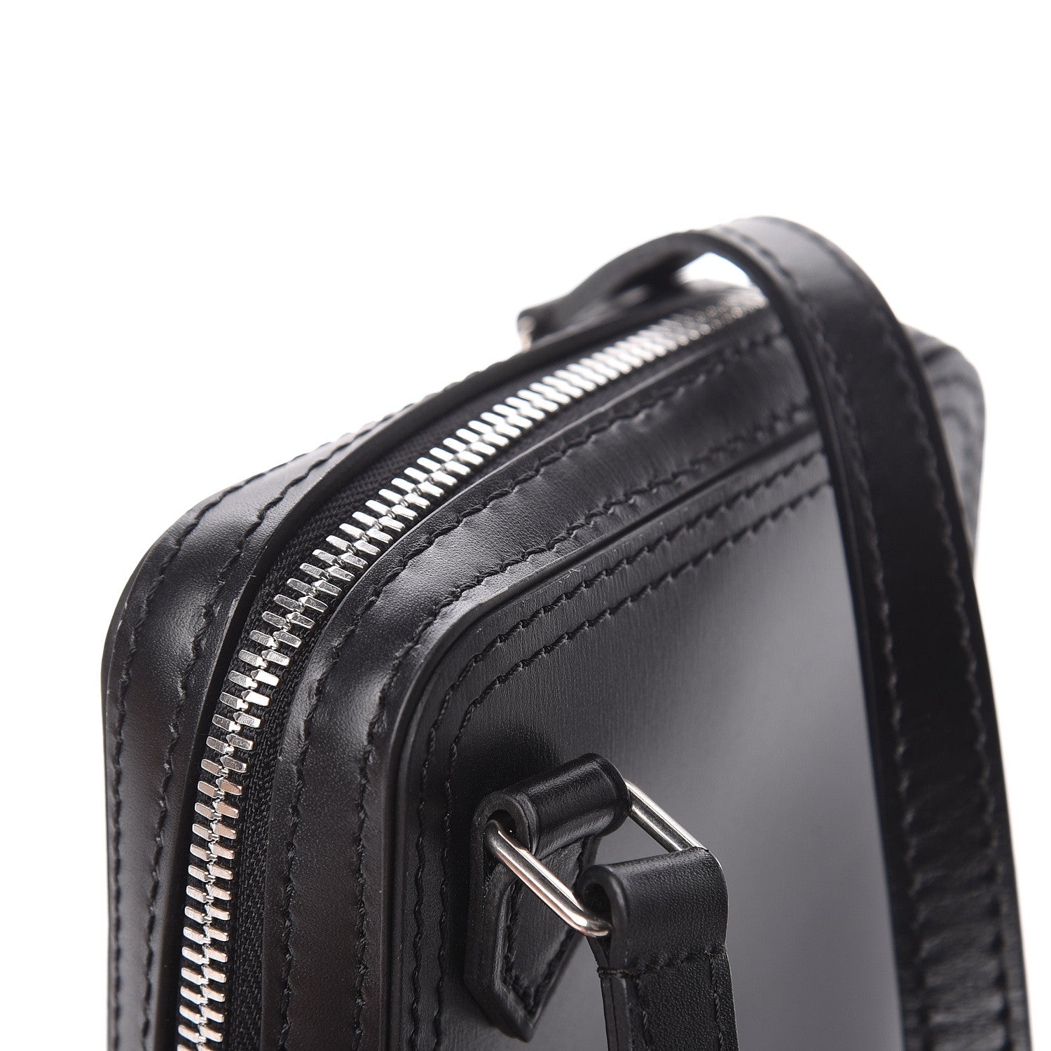 Louis Vuitton Calfskin Flower Charms Danube Messenger Black 7 of 10