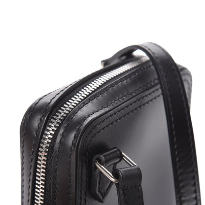 Louis Vuitton Calfskin Flower Charms Danube Messenger Black 7 of 10
