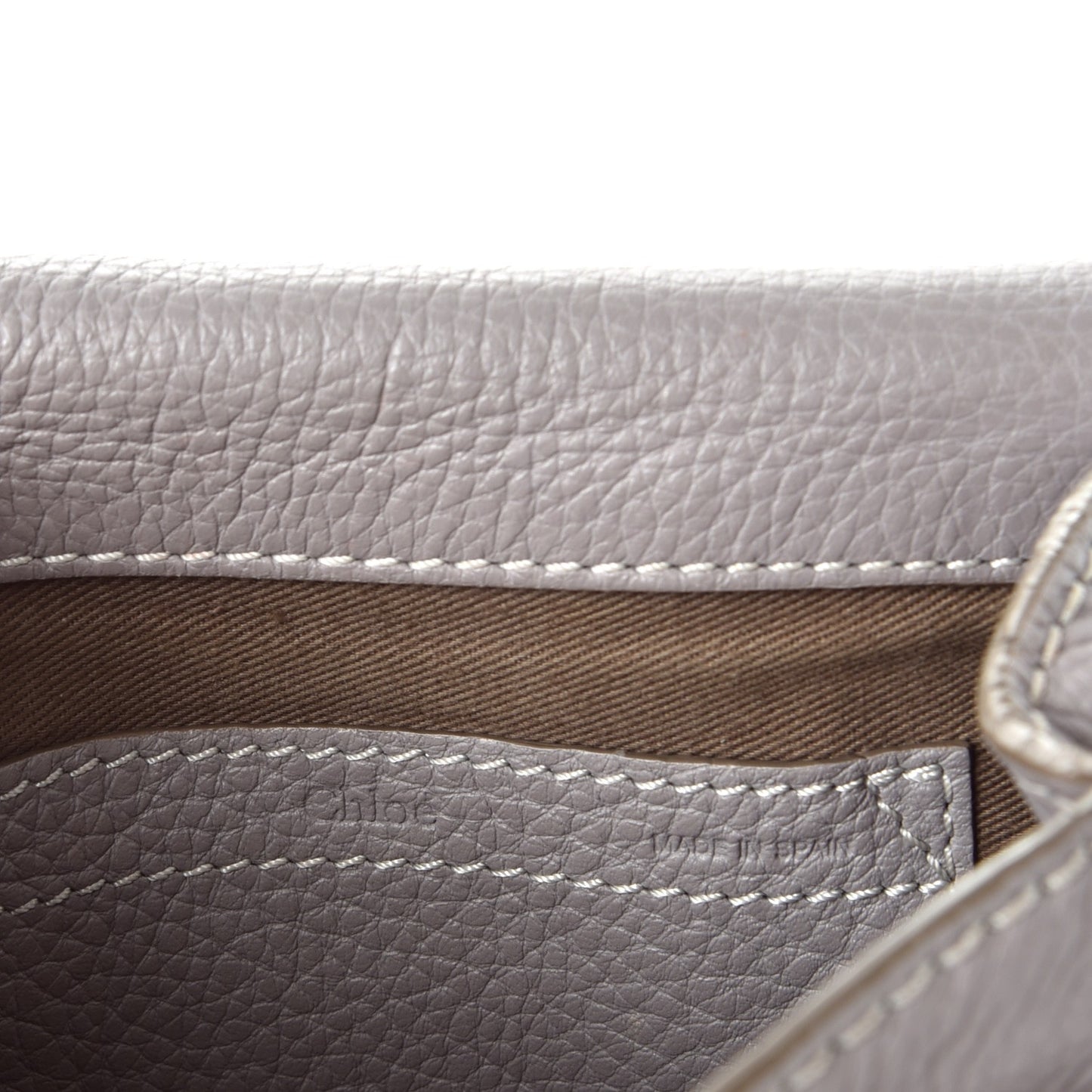 Calfskin Mini Marcie Round Crossbody Bag Cashmere Grey