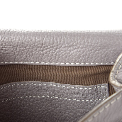 Chloe Calfskin Mini Marcie Round Crossbody Bag Cashmere Grey 6 of 11