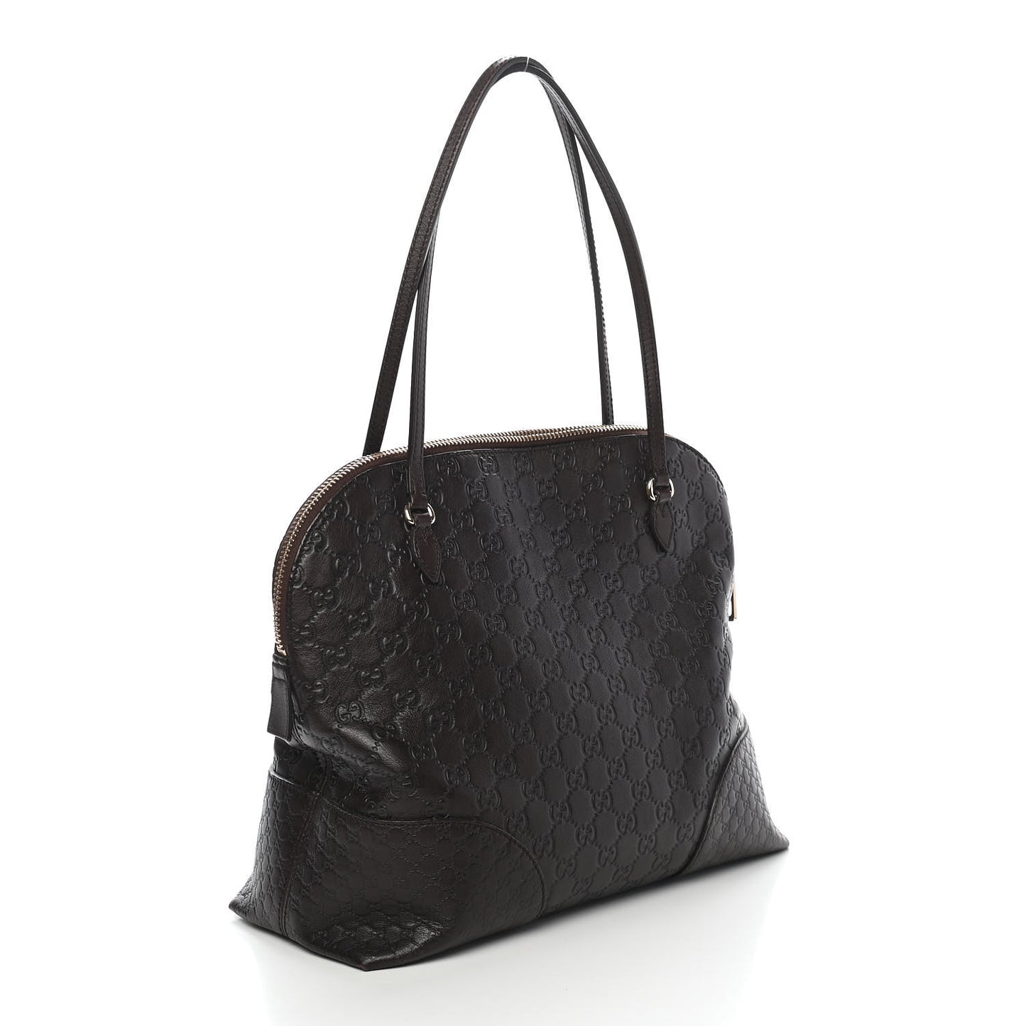 Guccissima Medium Bree Shoulder Bag Chocolate