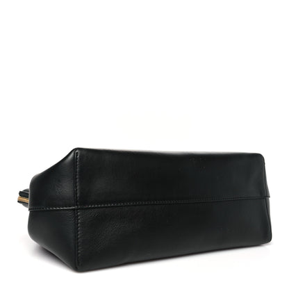 Mansur Gavriel Smooth Calfskin M Frame Bag Black Flamma 4 of 11