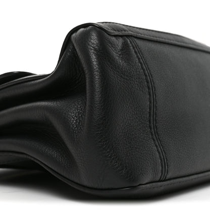 Louis Vuitton Smooth Calfskin Soft Dauphine MM Black 8 of 9