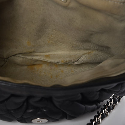 Chanel Washed Lambskin Quilted Medium Chain Around Messenger Black 9 of 15