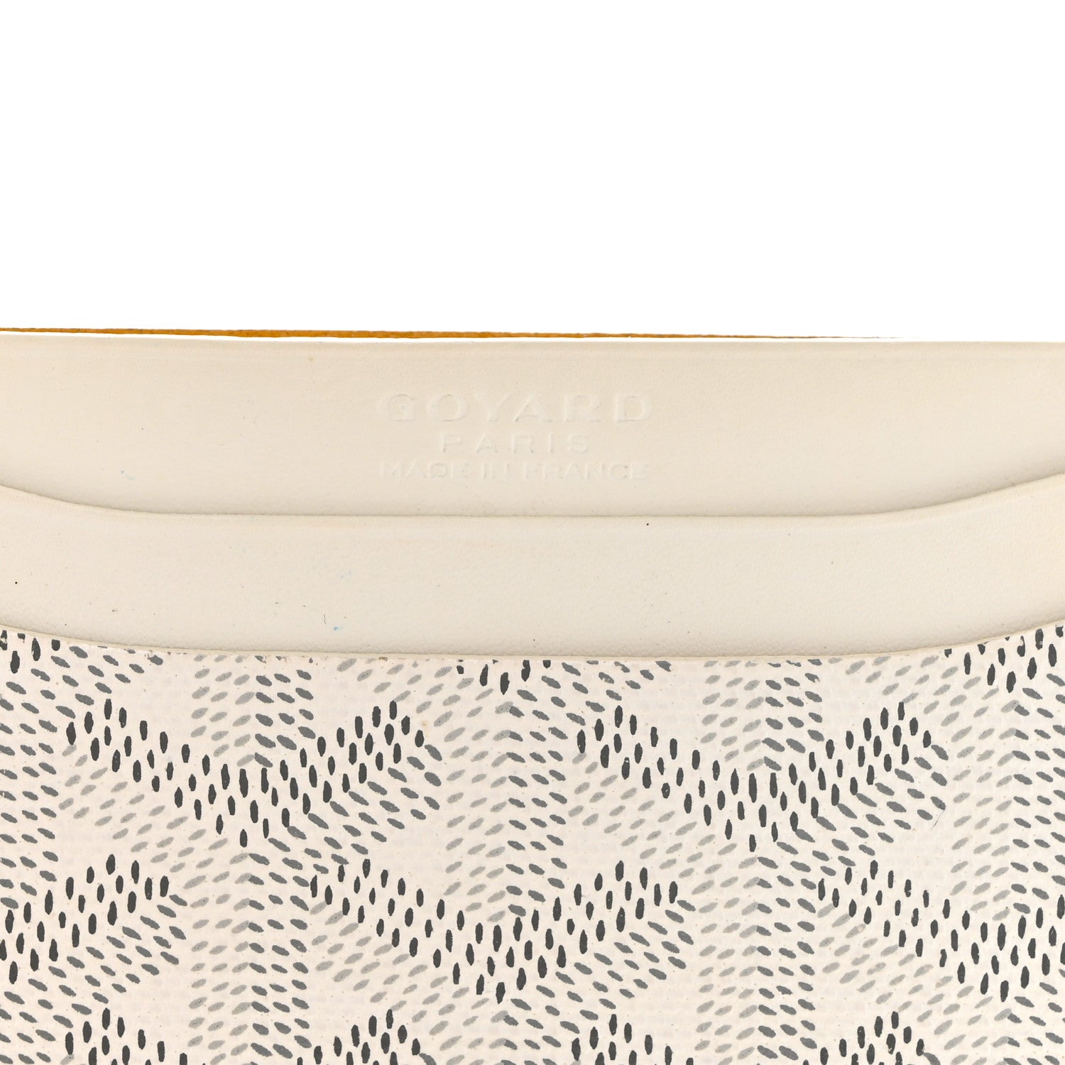 Goyard Goyardine Saint Sulpice Card Holder White 6 of 9