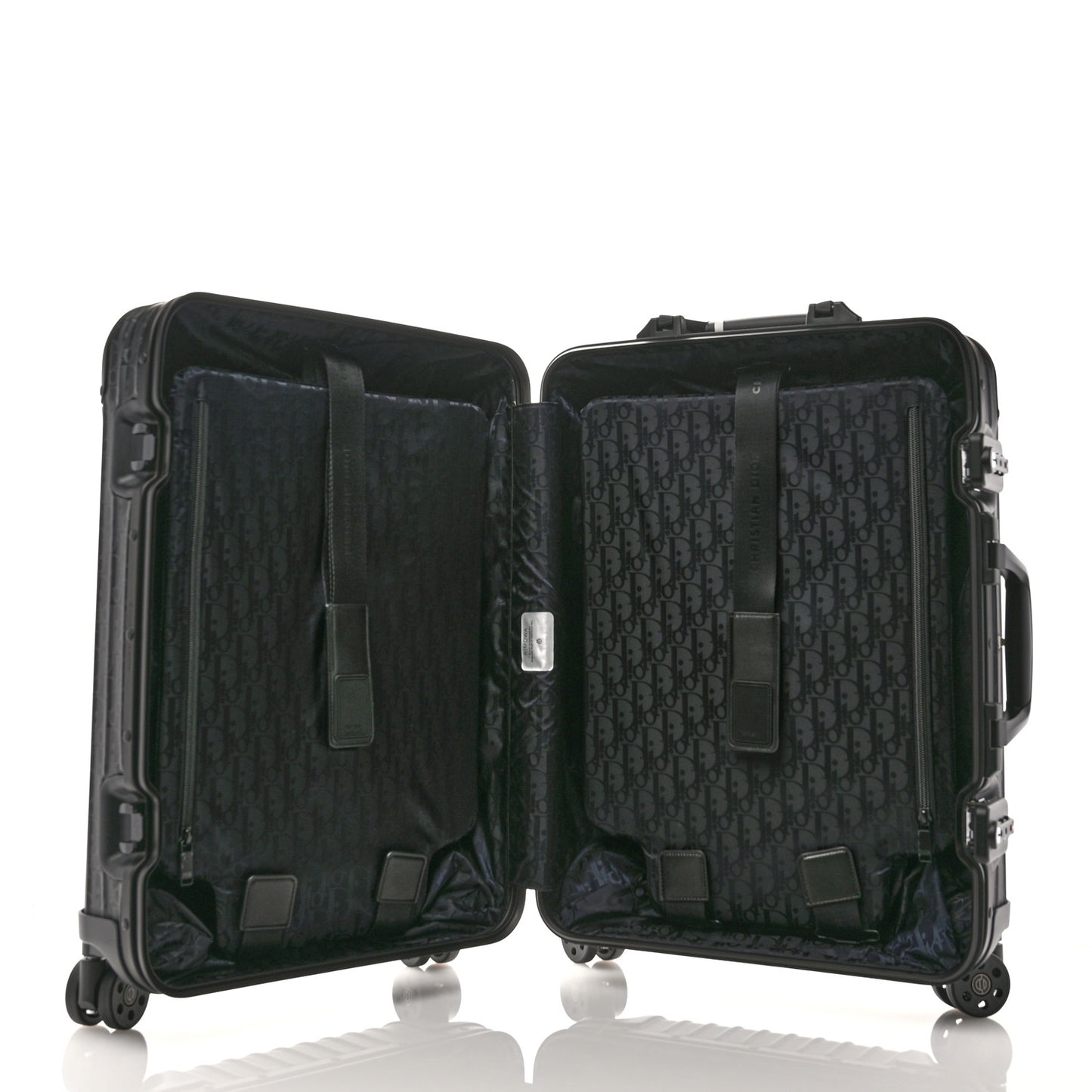 X RIMOWA Aluminum Gradient Original Cabin Luggage Black
