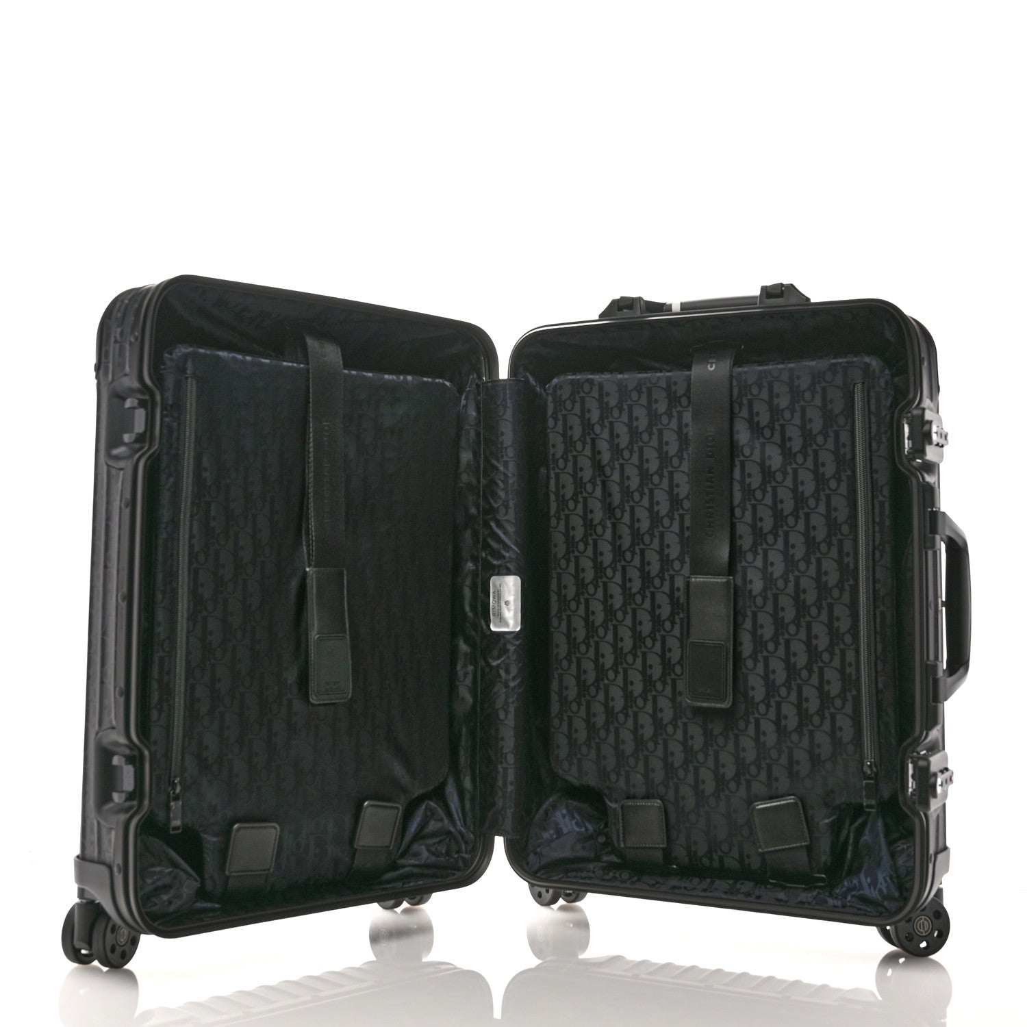 Christian Dior X RIMOWA Aluminum Gradient Original Cabin Luggage Black 4 of 8