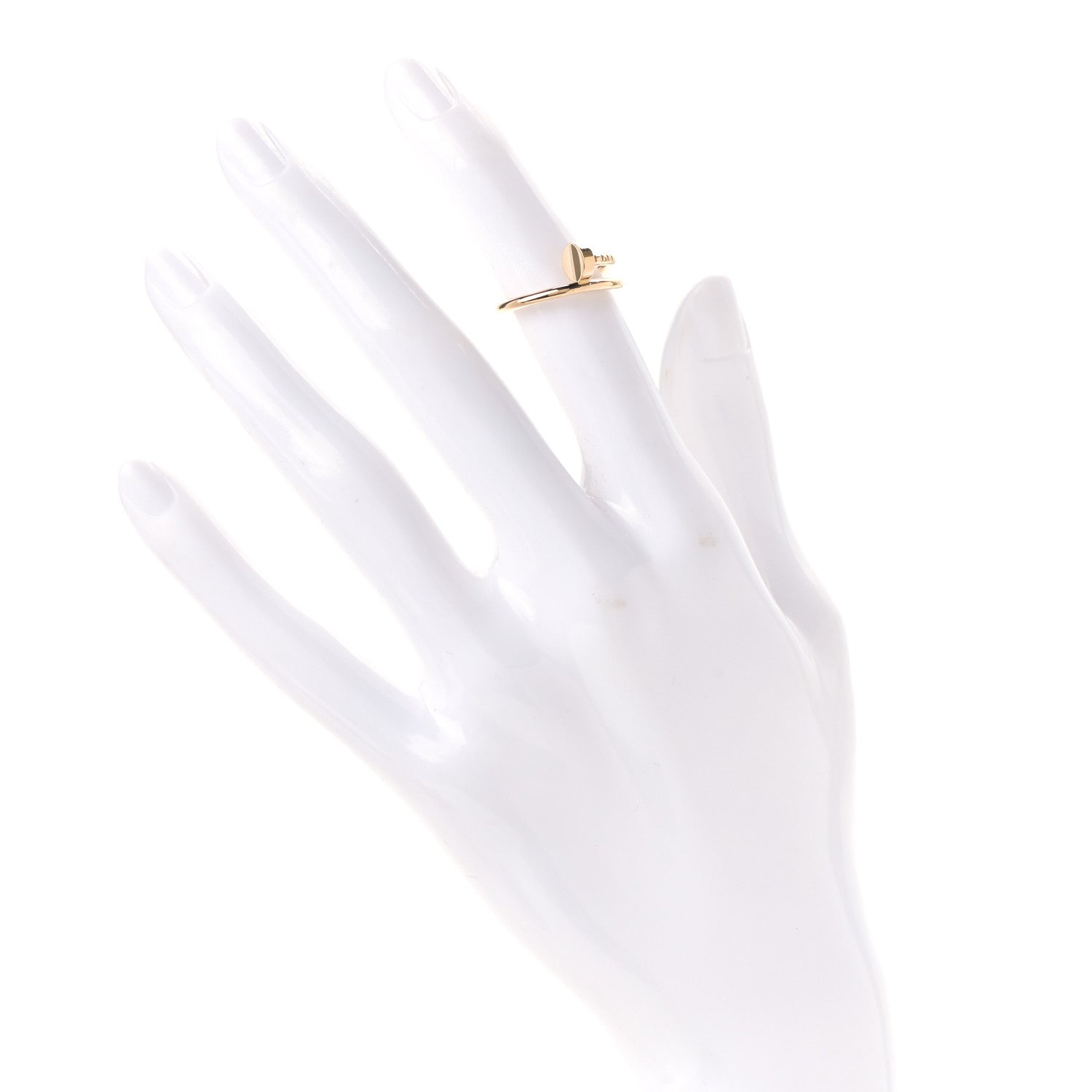 Cartier 18K Yellow Gold Small Juste Un Clou Ring 48 4.5 2 of 5