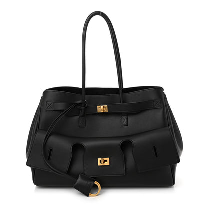 Balenciaga Smooth Calfskin Medium Bel Air Carry All Bag Black 1 of 9