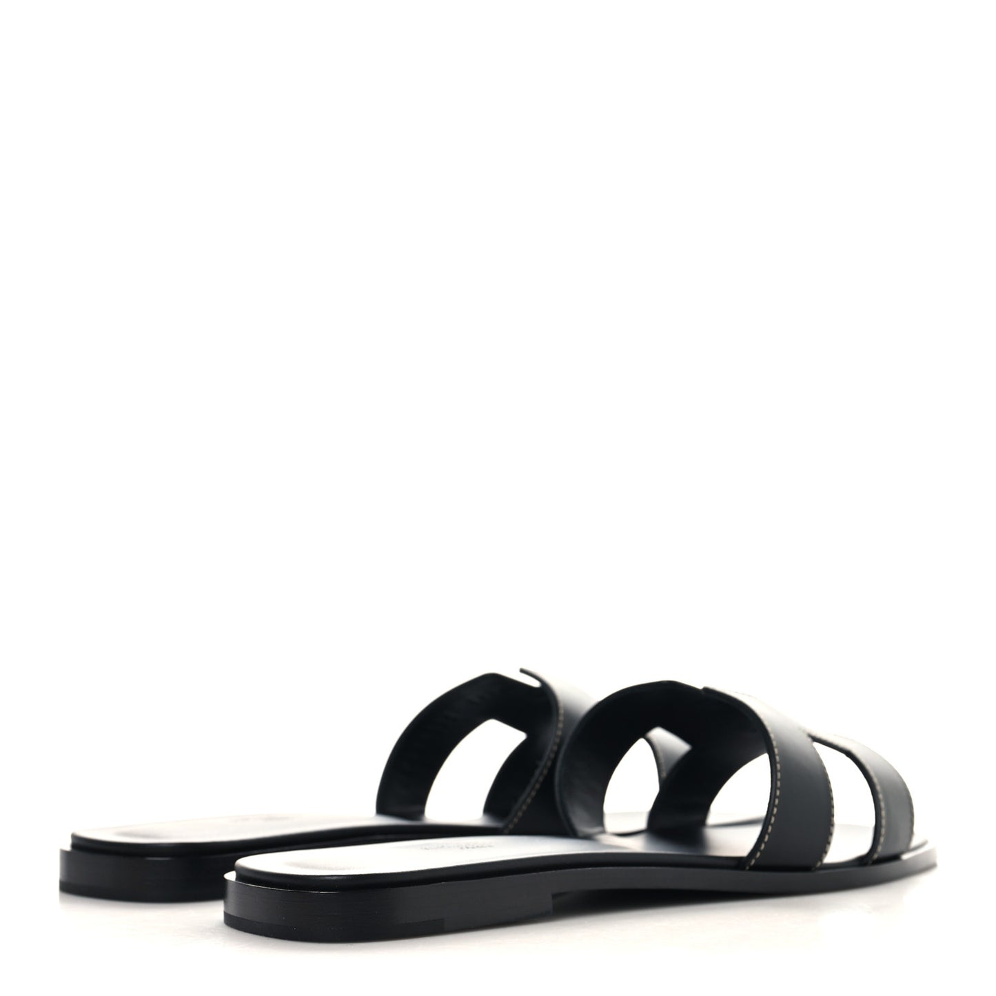 Box Calfskin Oran Sandals 41 Black