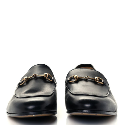 Gucci Calfskin Horsebit Mens Jordaan Loafers 8.5 Black 3 of 10