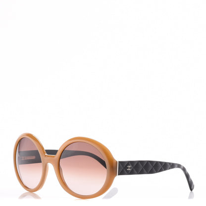 Chanel Quilted CC Mod Sunglasses 5120 Brown 1 of 8