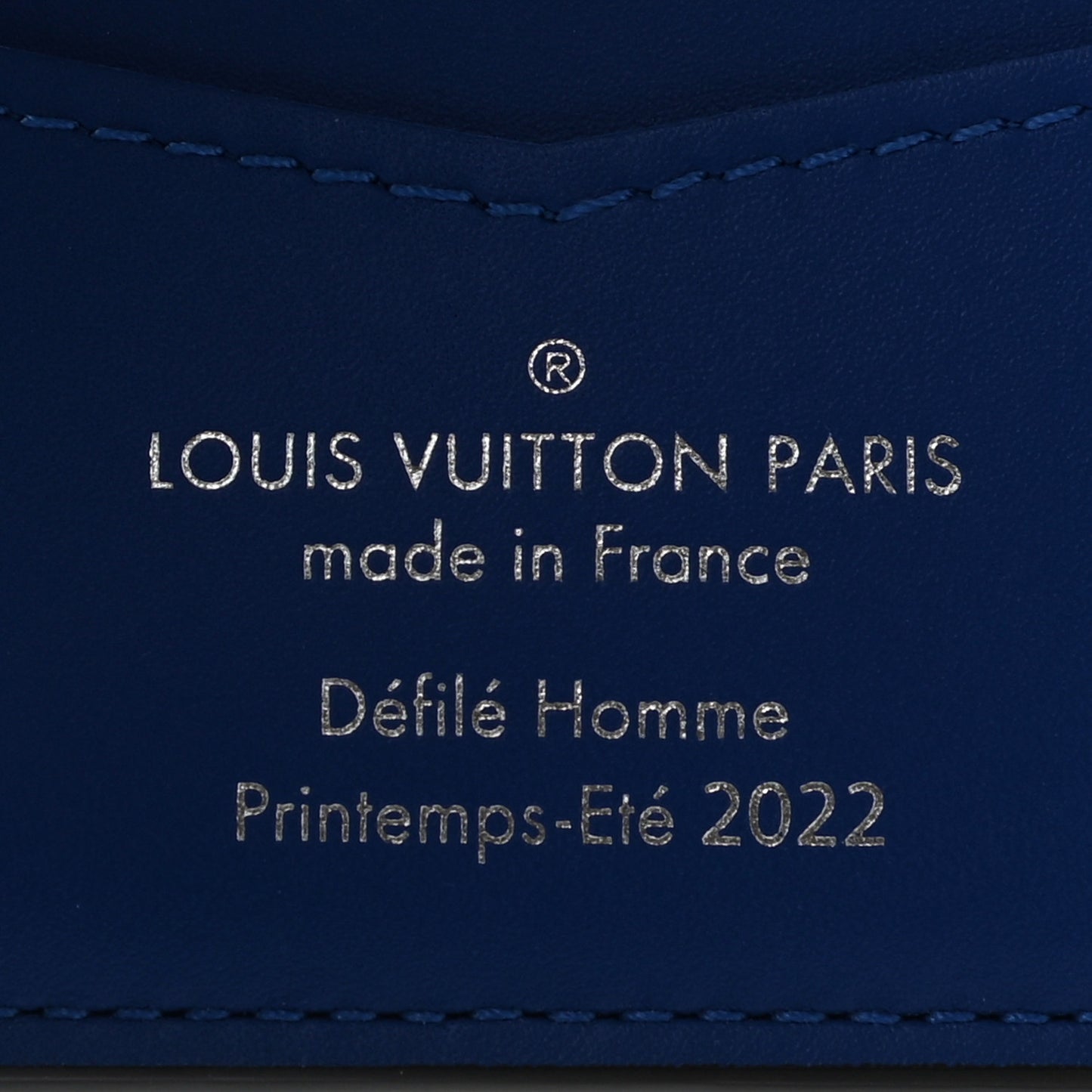 Taurillon Illusion Slender Wallet Bleu Vert