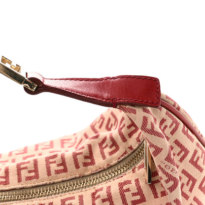Fendi Zucchino Vitello Medium Chef Hobo Beige Red 11 of 11