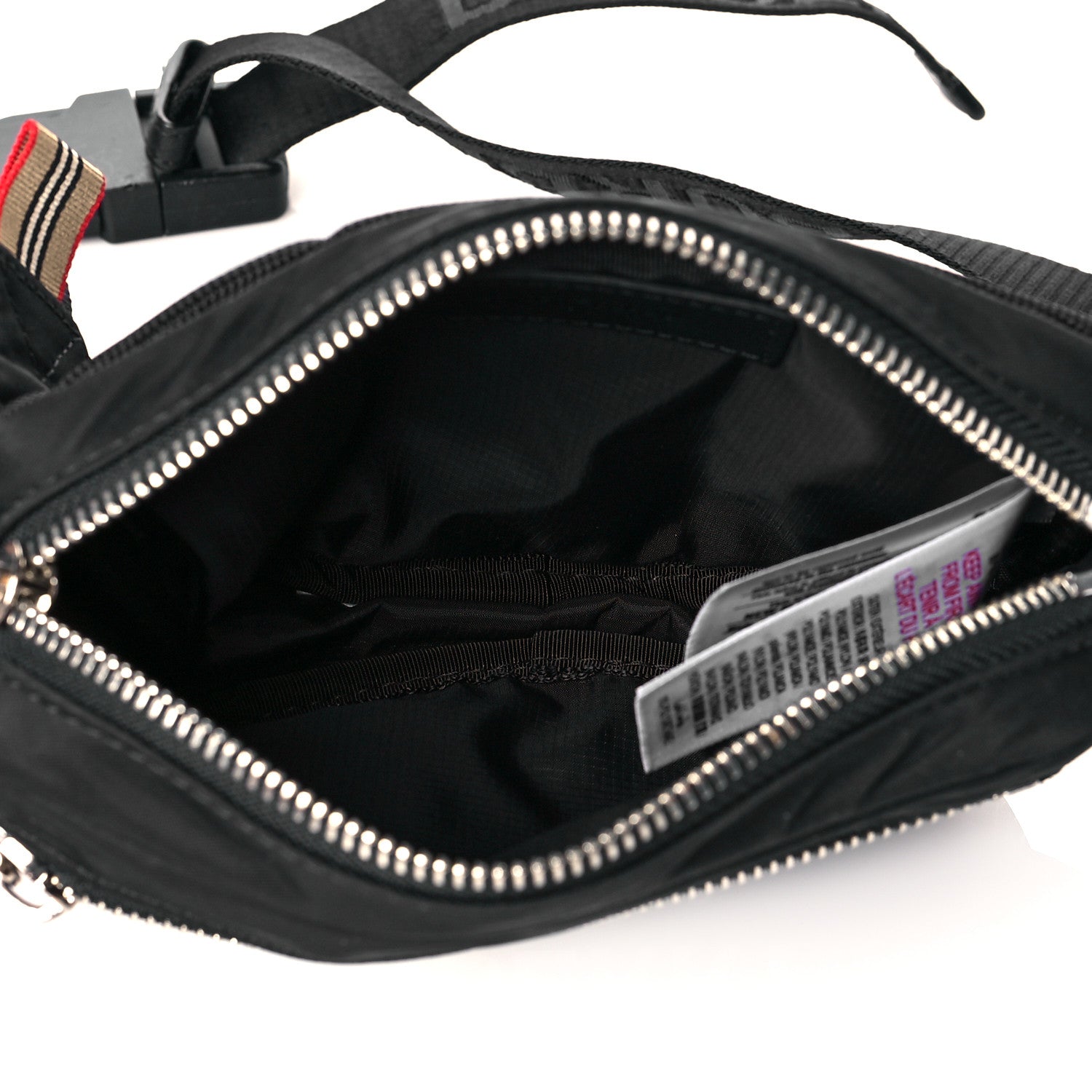 Burberry Econyl Logo Print Small Cannon Bum Bag Black 5 of 10