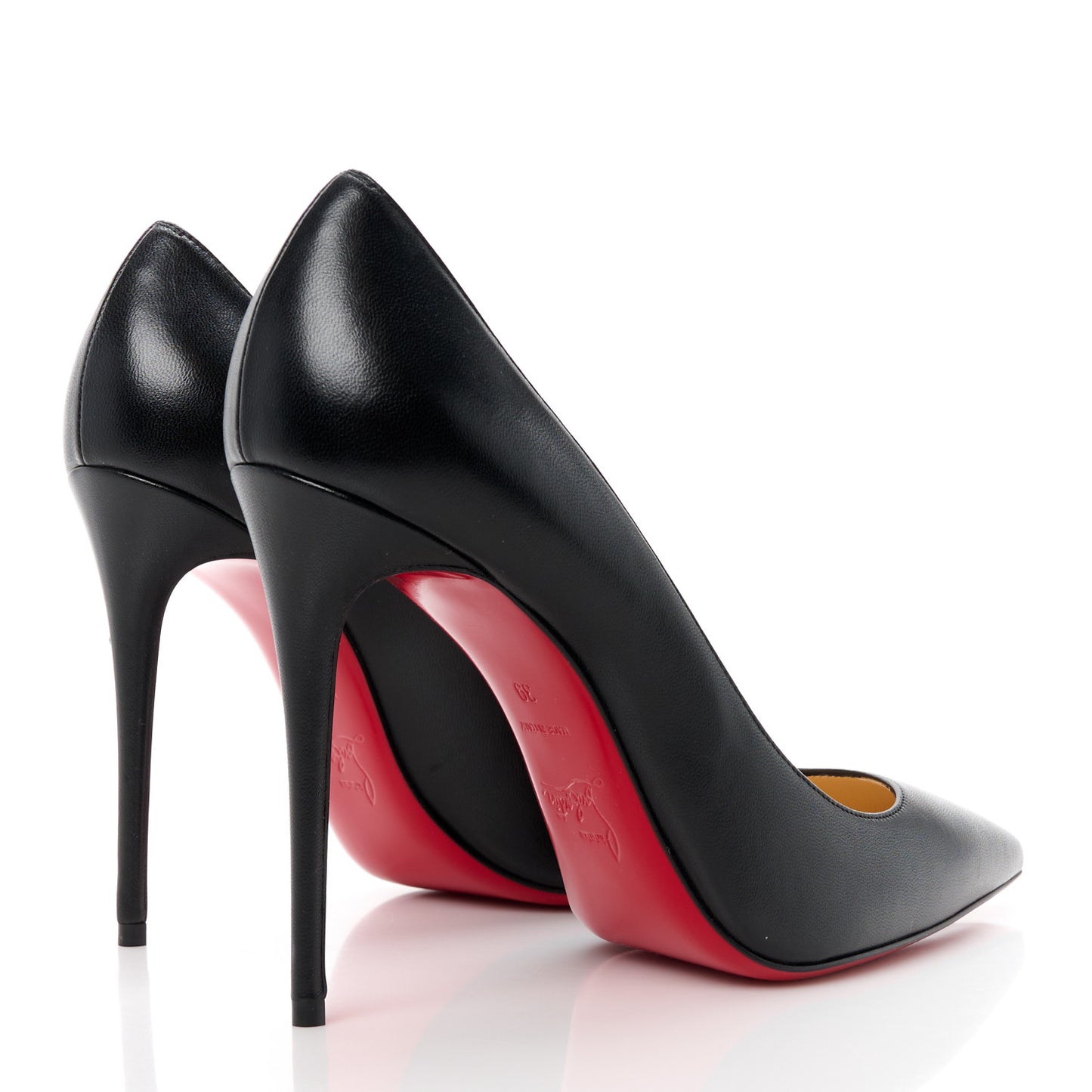 Shiny Nappa Kate 100 Pumps 39 Black