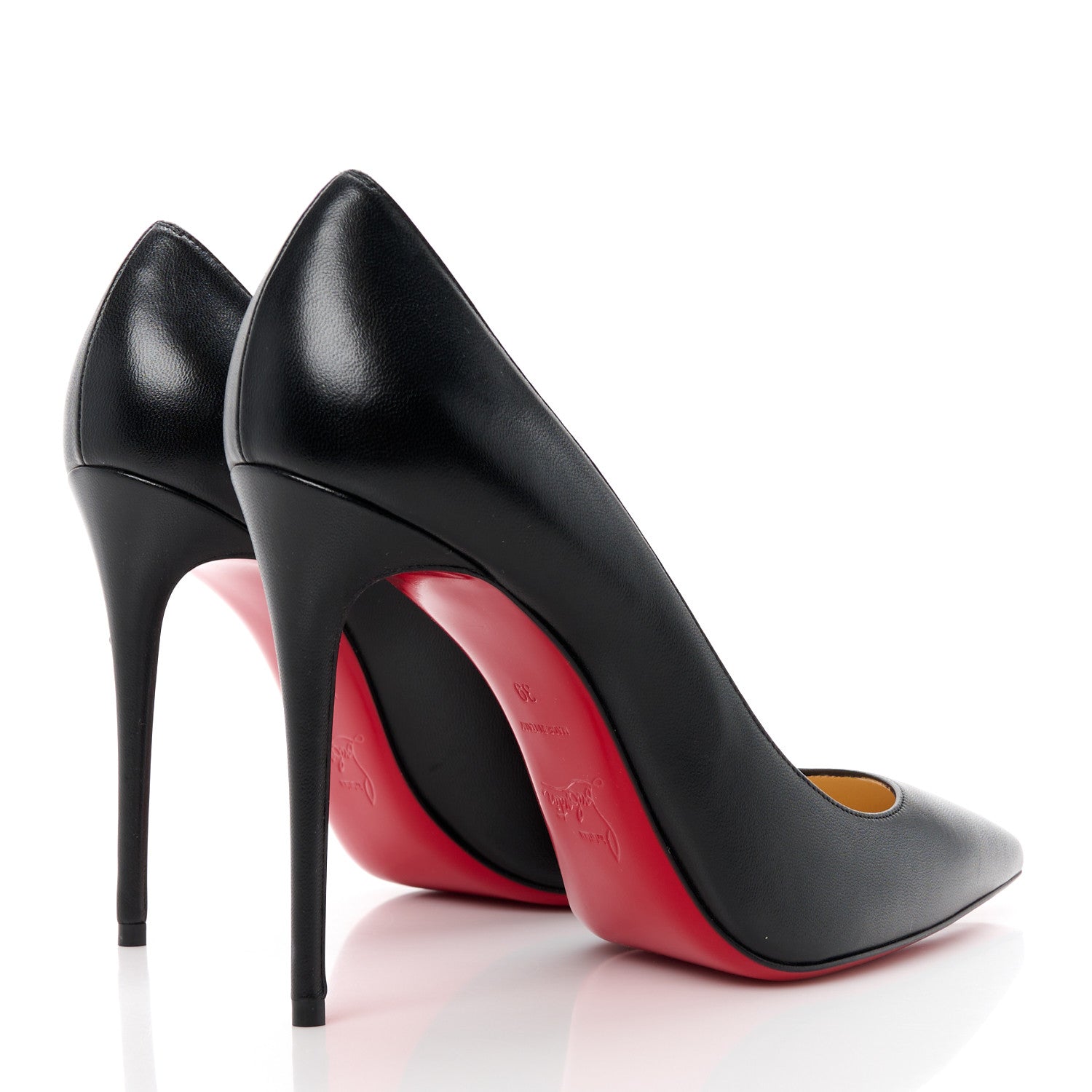 Christian Louboutin Shiny Nappa Kate 100 Pumps 39 Black 4 of 8
