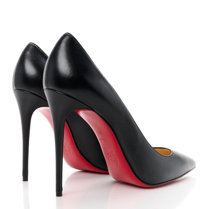 Christian Louboutin Shiny Nappa Kate 100 Pumps 39 Black 4 of 8