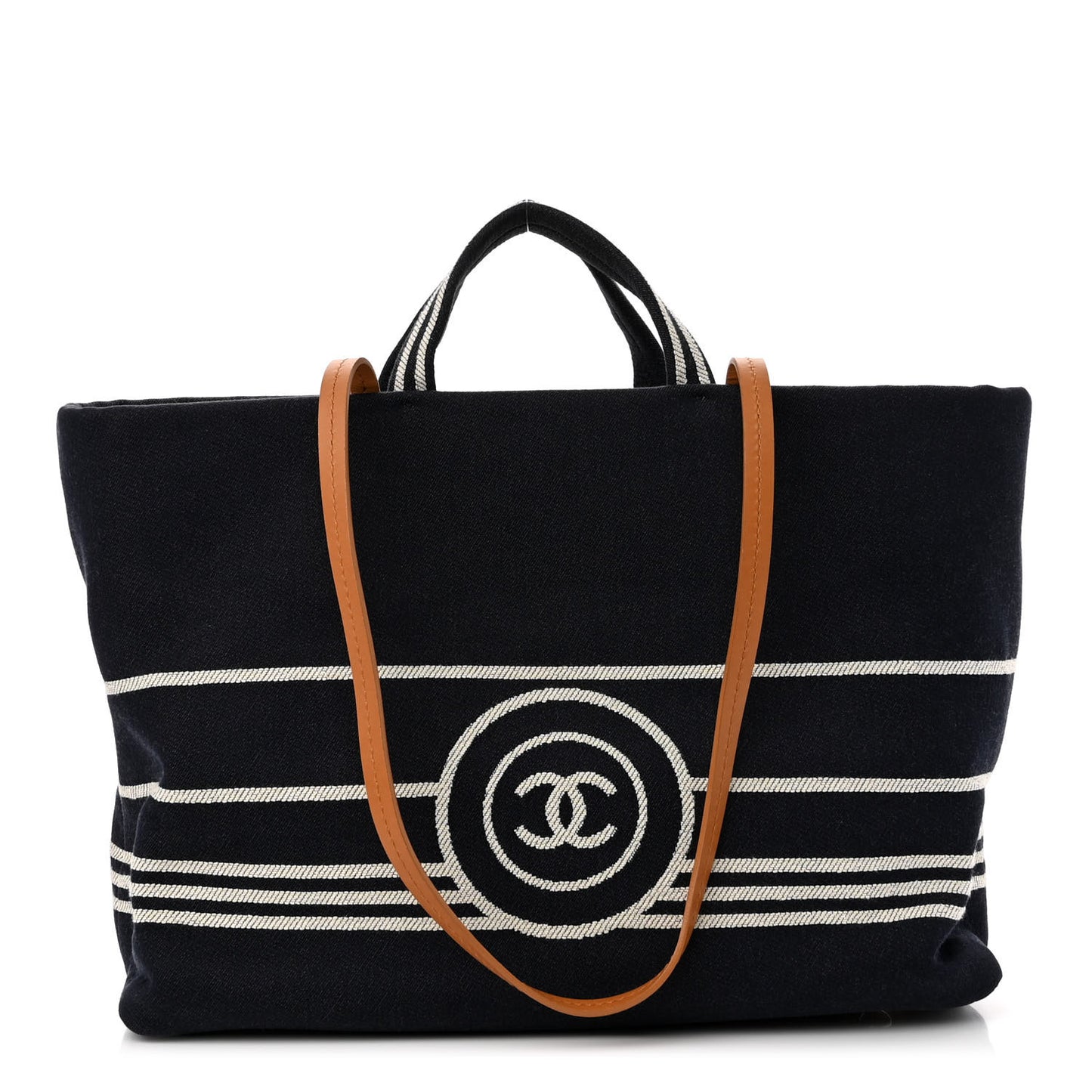 Denim Large Shopping Tote Blue