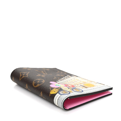 Louis Vuitton Monogram 2022 Christmas Animation Paris Passport Cover Pink 4 of 7