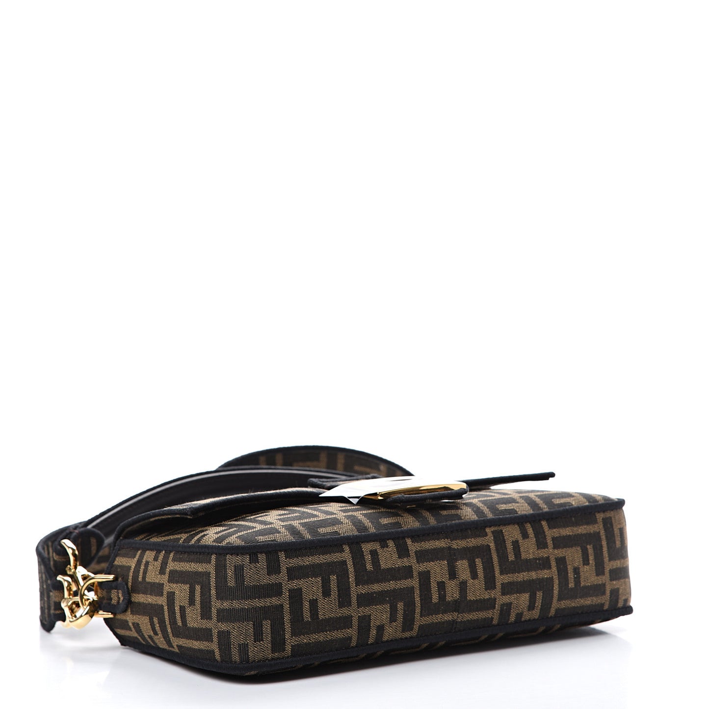 Fabric Jacquard FF 1974 Medium Baguette Tobacco Moro Black